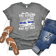Load image into Gallery viewer, The Legend Has Retired - Police (Adult - Infant)
