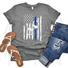 Load image into Gallery viewer, Thin Blue Line Flag With Cuffs (Adult - Infant)