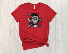Load image into Gallery viewer, Believe Santa Checkered (Adult - Infant)