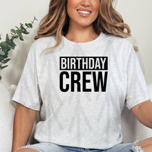 Load image into Gallery viewer, Birthday Crew - Block - Black (Adult - Infant)