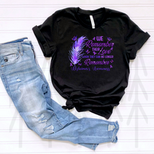 Load image into Gallery viewer, We Remember Their Love - Alz Awareness (Adult - Infant)