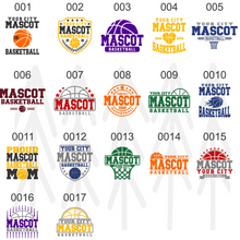 Load image into Gallery viewer, Custom - Basketball Mascot And Town Shirts