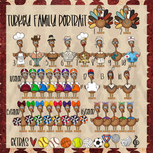 Load image into Gallery viewer, Turkey Family Set (Adult - Infant)