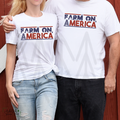 Farm On America - Navy Red Shirts