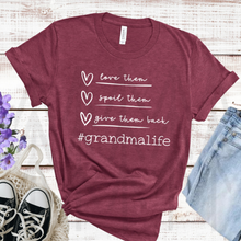 Load image into Gallery viewer, #grandmalife - White Lettering

