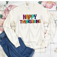 Load image into Gallery viewer, Happy Thanksgiving - Fall Stitched (Adult - Infant)