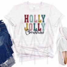 Load image into Gallery viewer, Holly Jolly Christmas Varsity Mix (Adult - Infant)