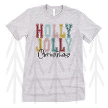 Load image into Gallery viewer, Holly Jolly Christmas Varsity Mix (Adult - Infant)