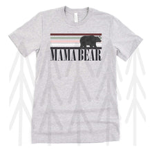 Load image into Gallery viewer, Mama Bear Retro Stripe (Adult - Infant)