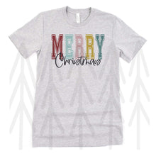 Load image into Gallery viewer, Merry Christmas Varsity Mix (Adult - Infant)