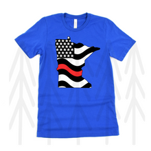 Load image into Gallery viewer, Minnesota Flag - Thin Red Line (Adult - Infant)