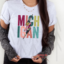 Load image into Gallery viewer, Spring Color Lightning Bolt - States Shirts