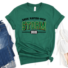 Load image into Gallery viewer, High School Mascots - Sauk Rapids-Rice Storm - Black (Adult - Infant)