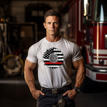 Load image into Gallery viewer, Thin Red Line - Firefighter Sunflower (Adult - Infant)