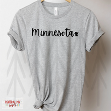 Load image into Gallery viewer, Cursive Minnesota - Shirt Shirts