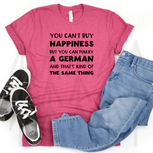 Load image into Gallery viewer, You Can't Buy Happiness But You Can Marry - Black - Customizable