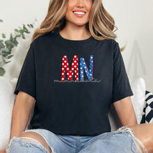 Load image into Gallery viewer, Patriotic Minnesota - Red White and Blue