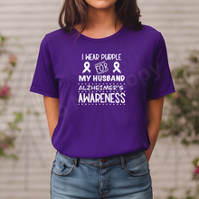 Load image into Gallery viewer, I Wear Purple For My - CUSTOM RELATION - Alzheimer's Awareness (Adult - Infant)