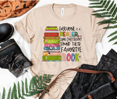 Everyone Is Reader Shirts