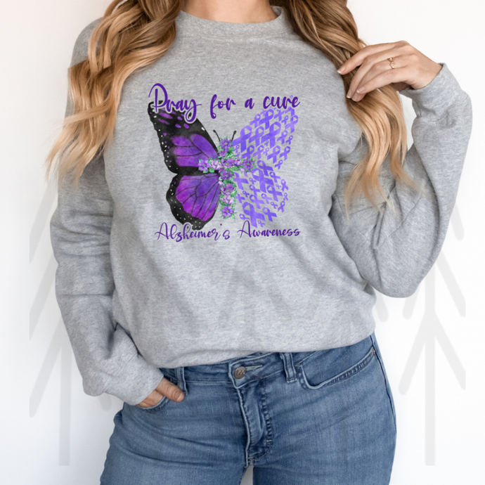 Pray For A Cure - Alzheimers Awareness (Adult - Infant)