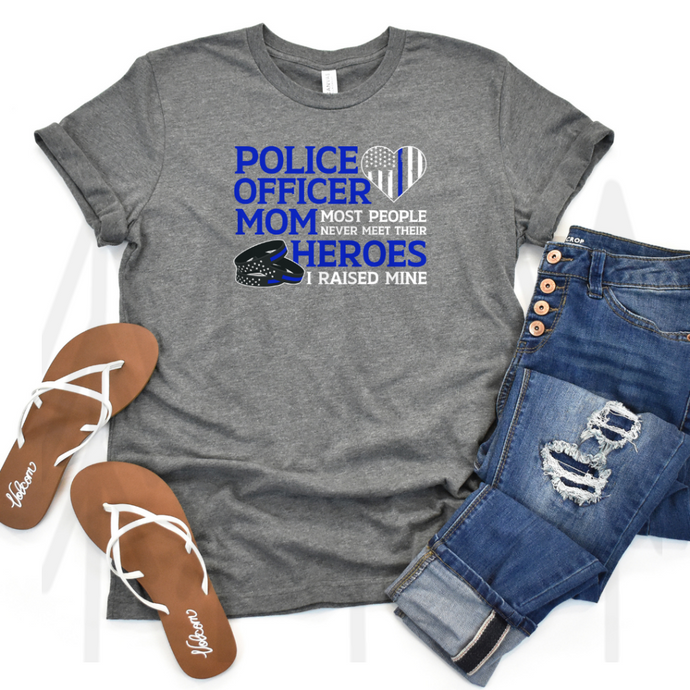 Police Officer Mom - Raised Mine (Adult - Infant)