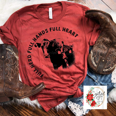 Full Herd Hands Heart Shirts