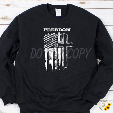 Cross Freedom Flag Shirts