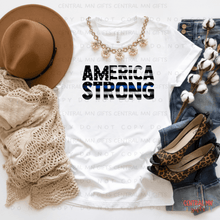 Load image into Gallery viewer, America Strong - Police Flag Shirts
