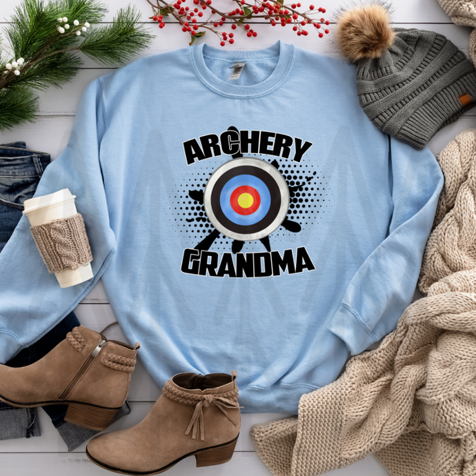 Archery Grandma With Target