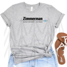 Load image into Gallery viewer, Zimmerman Archery Team - Arrow Logo - Large Design
