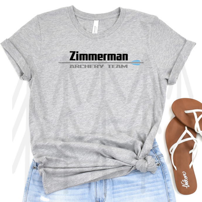 Zimmerman Archery Team - Arrow Logo - Large Design