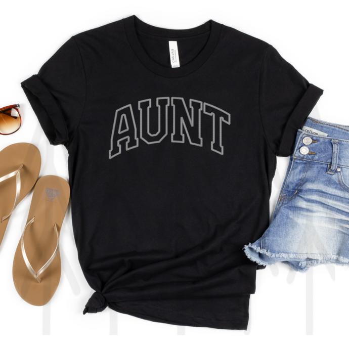 Aunt - Faux Embroidery (Adult - Infant)