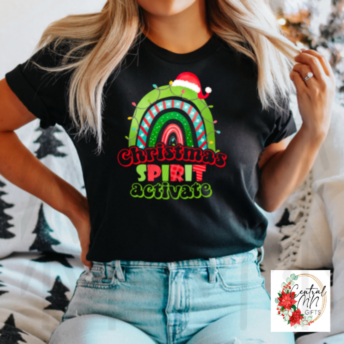 Christmas Spirit Activate Shirts & Tops