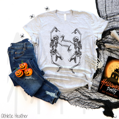 Fancy Dancing Skeletons - Black Shirts