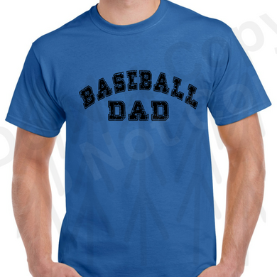 Baseball Dad - Curved Black Shirts