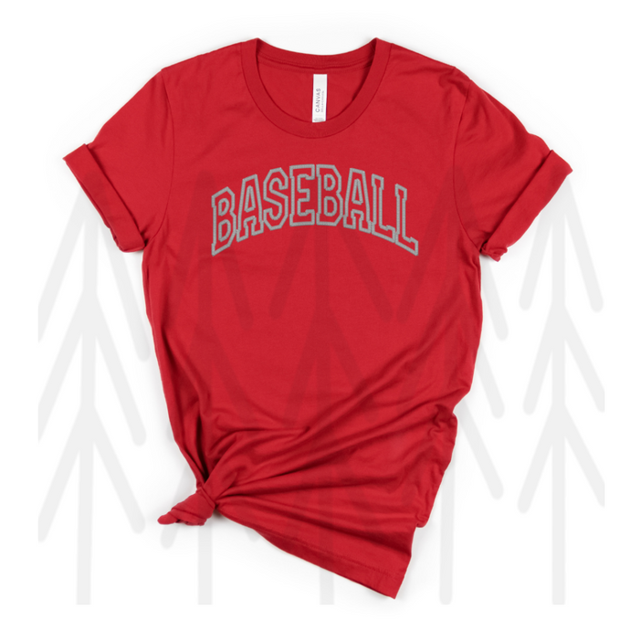 Baseball - Faux Embroidery (Adult - Infant)