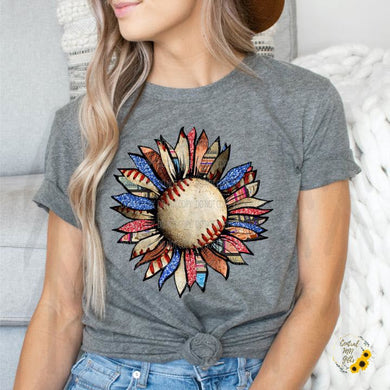 Baseball Sunflower Shirts