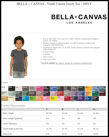 Size & Color Charts
