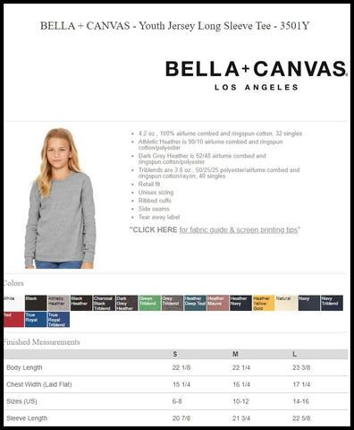 Size & Color Charts
