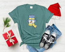 Load image into Gallery viewer, Whimsical Snowman - Blue Yellow (Adult - Infant)

