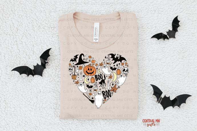 Boo! Halloween Heart Shirts
