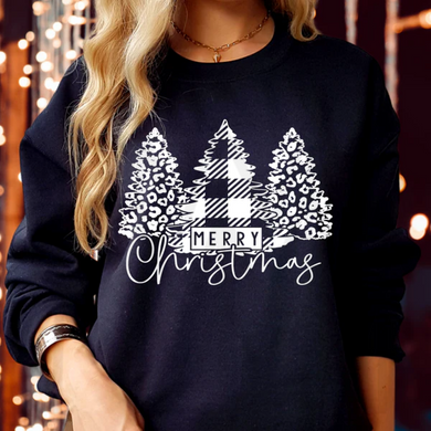 Buffalo Plaid White Christmas Trees Shirts