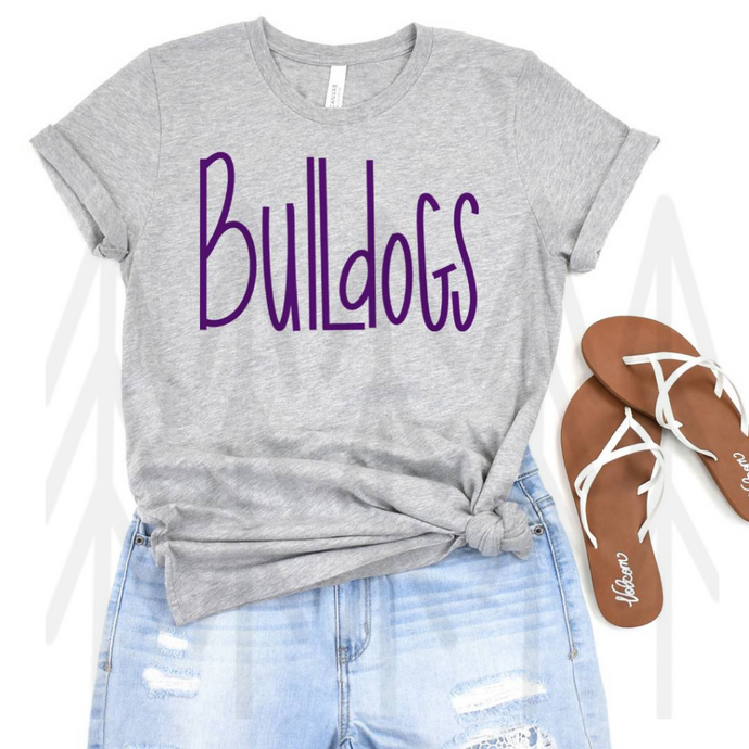 Bulldogs Purple Narrow