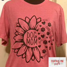 Load image into Gallery viewer, Dog Mom Flower Shirts
