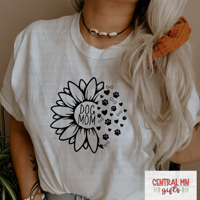 Dog Mom Flower Shirts