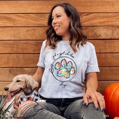 Just A Girl Who Loves Dogs Shirts