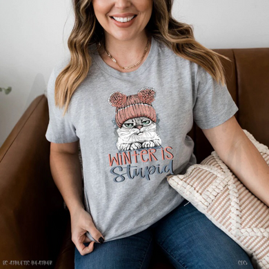 Winter Is Stupid - Cat Shirts