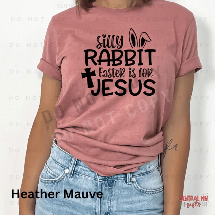 Silly Rabbit - Easter Is For Jesus Black Design W Bunny Ears Shirts