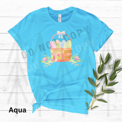 Watercolor Easter Basket Shirts