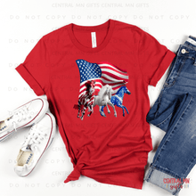 Load image into Gallery viewer, Patriotic Horse Shirts

